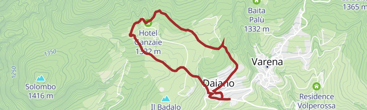 Route map: The charm of the meadows and woods in the Ganzaie area